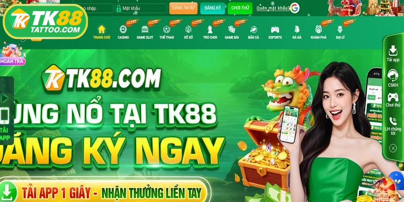 TK88 là nhà cái được xây dựng với tiêu chí uy tín, minh bạch
